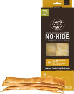 Earth Animal Peanut Butter No-Hide Dog Chew Strip