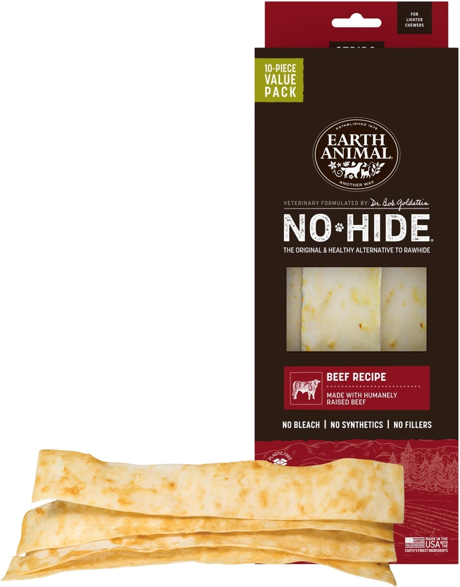 Earth Animal Beef No-Hide Dog Chew Strip