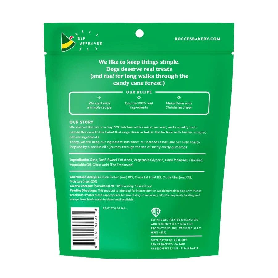 Bocce's Holiday Breakfast Spaghetti Soft & Chewy Dog Treats