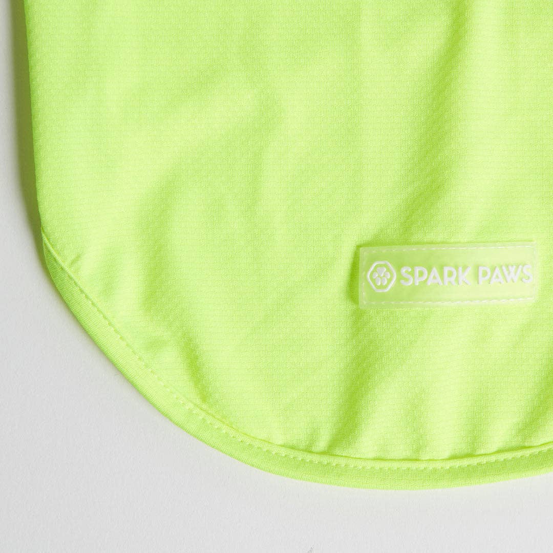 Spark Paws Sunblock Dog T-Shirt - Neon