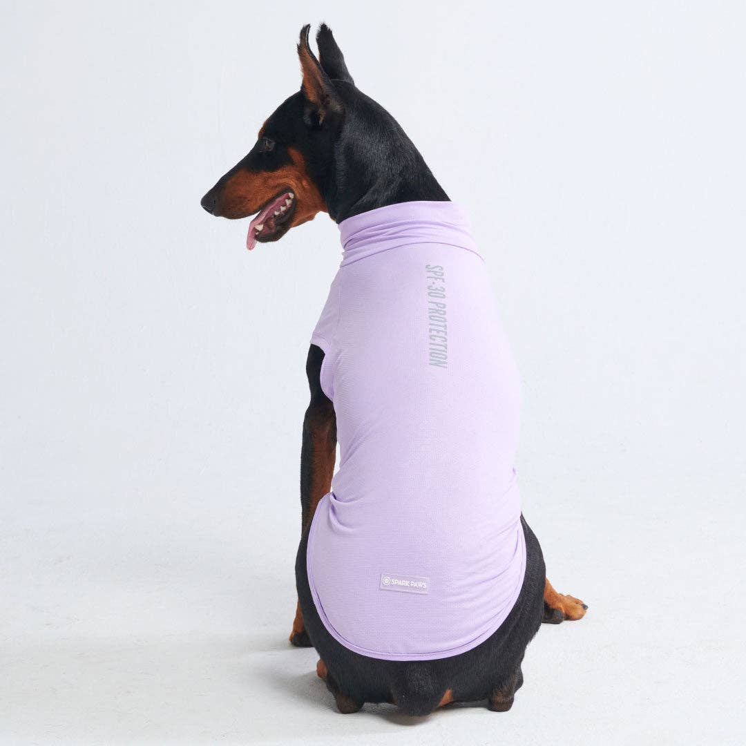 Spark Paws Sunblock Dog T-Shirt - Purple