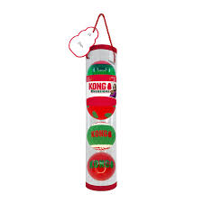 KONG Holiday Occasions Balls 4-pk Dog Toy Medium