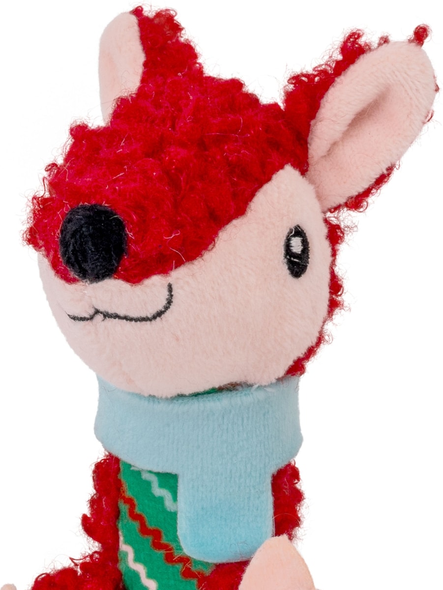 KONG Holiday Cat Luvs Fox Plush Cat Toy with Catnip