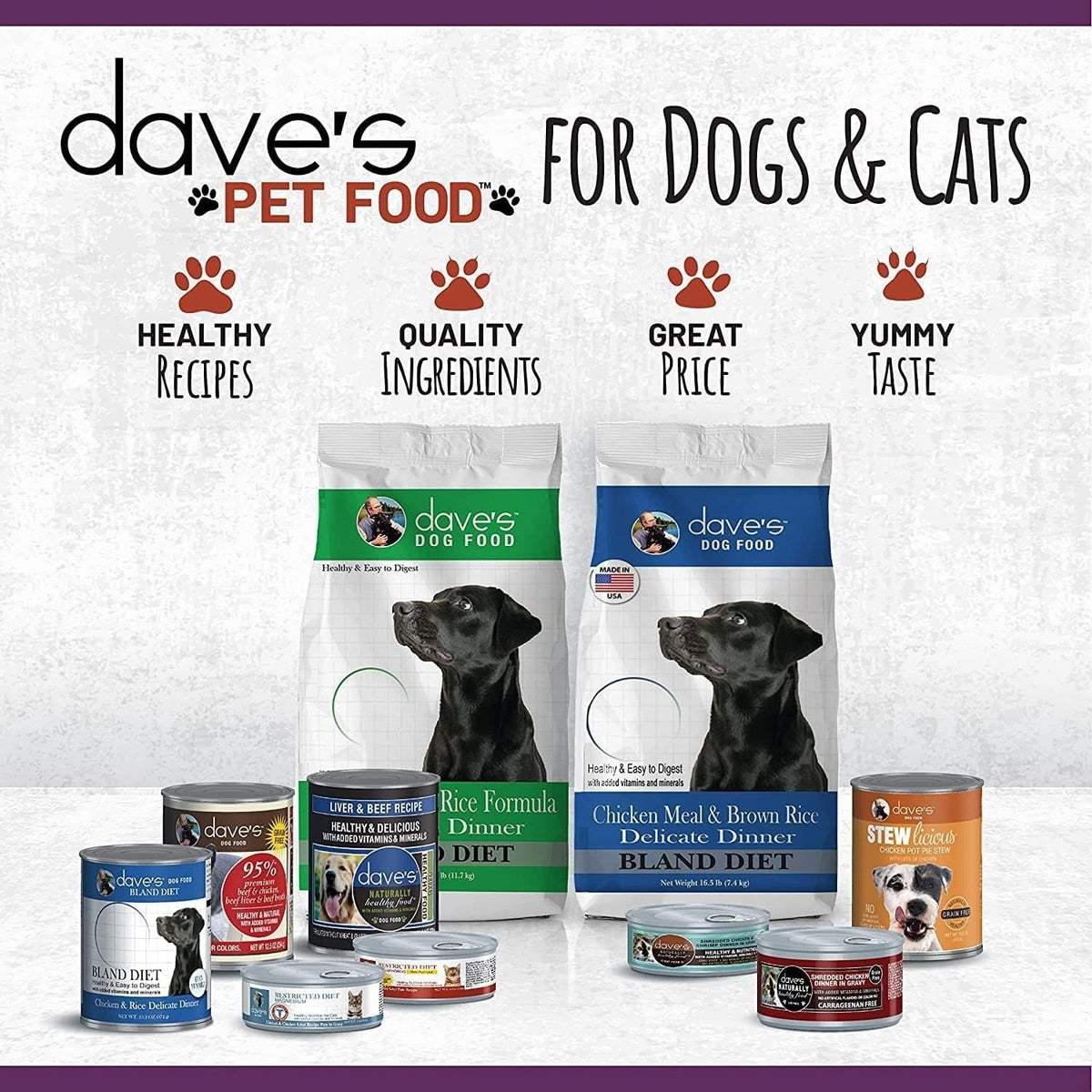 Dave's Pet Food Restricted Sodium Chicken Recipe Grain-Free Wet Dog Food