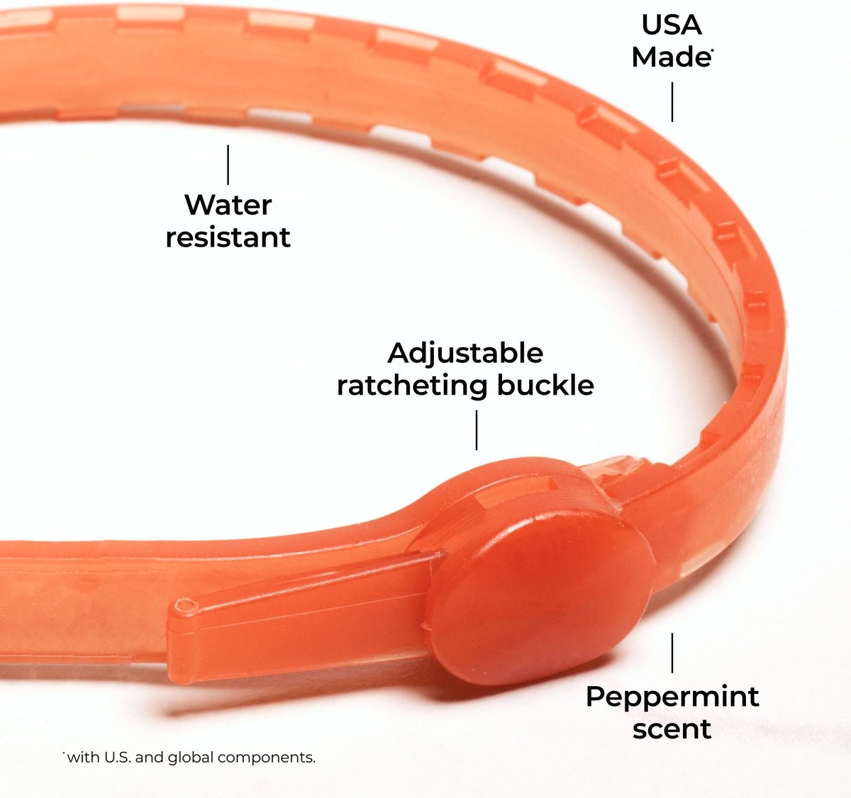 Wondercide Natural Flea, Tick & Mosquito Repellent Dog Collar, Peppermint