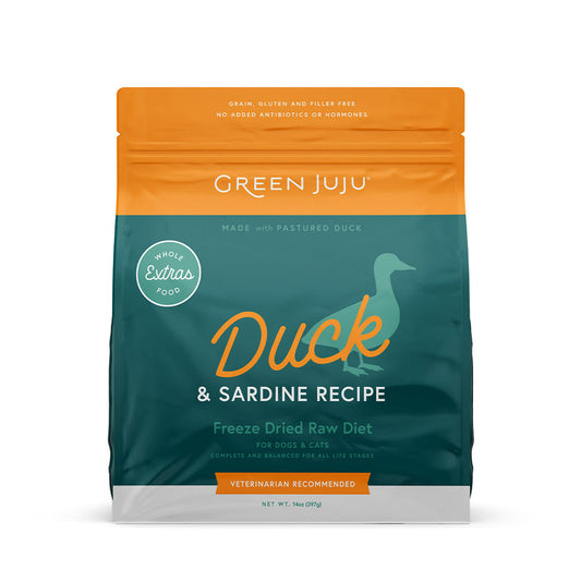 Green Juju Extras Duck & Sardine Complete & Balanced Freeze-Dried Meal