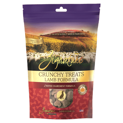 Zignature Crunchy Treats Lamb Formula Dog Treats, 12-oz bag