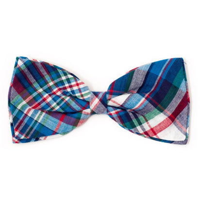 Worthy Dog - Madras Plaid Bow Tie