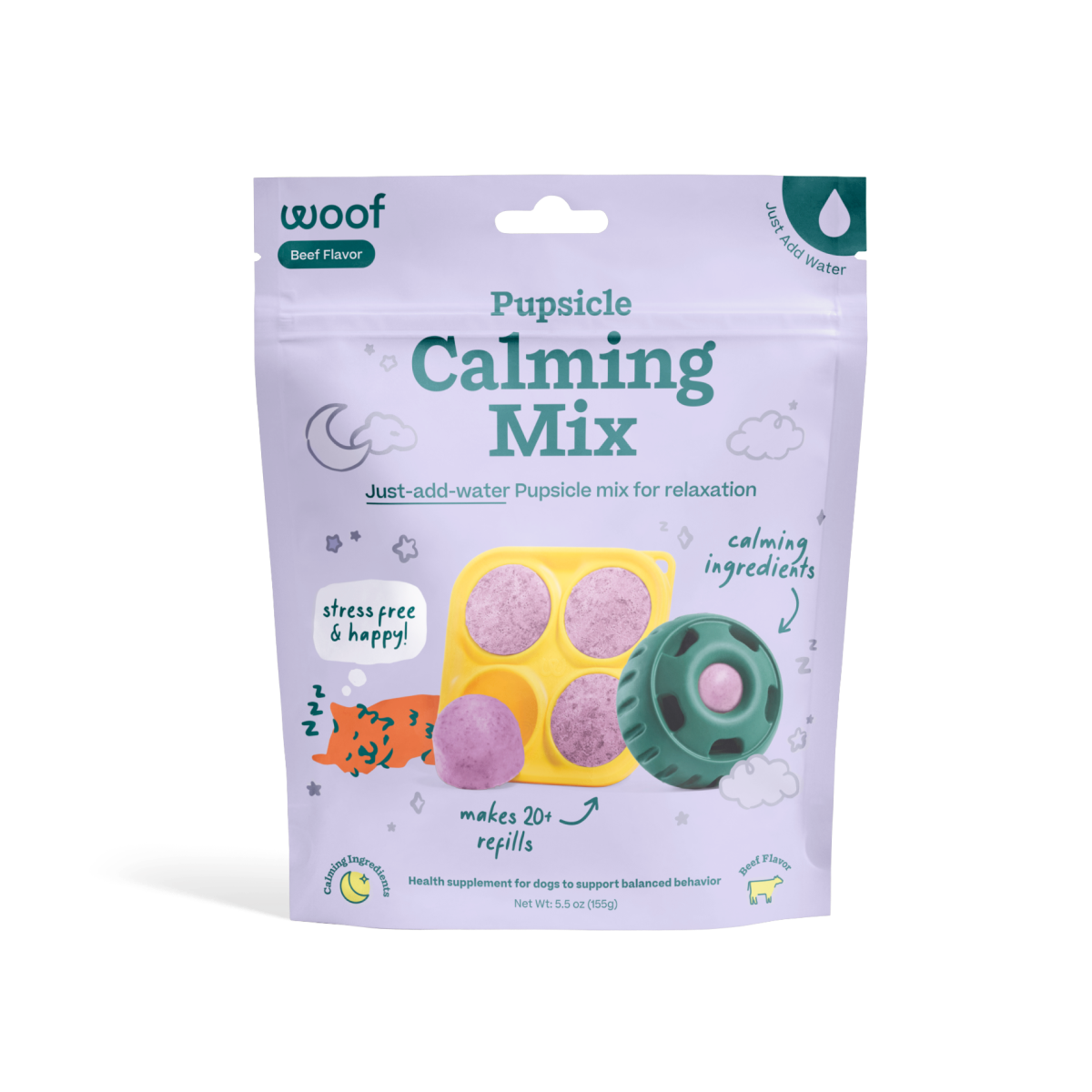 Woof Pupsicle Treat Mix, Calming