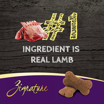 Zignature Crunchy Treats Lamb Formula Dog Treats, 12-oz bag