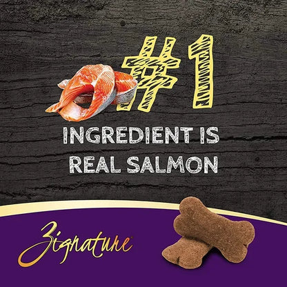 Zignature Crunchy Treats Salmon Formula Dog Treats, 12-oz bag