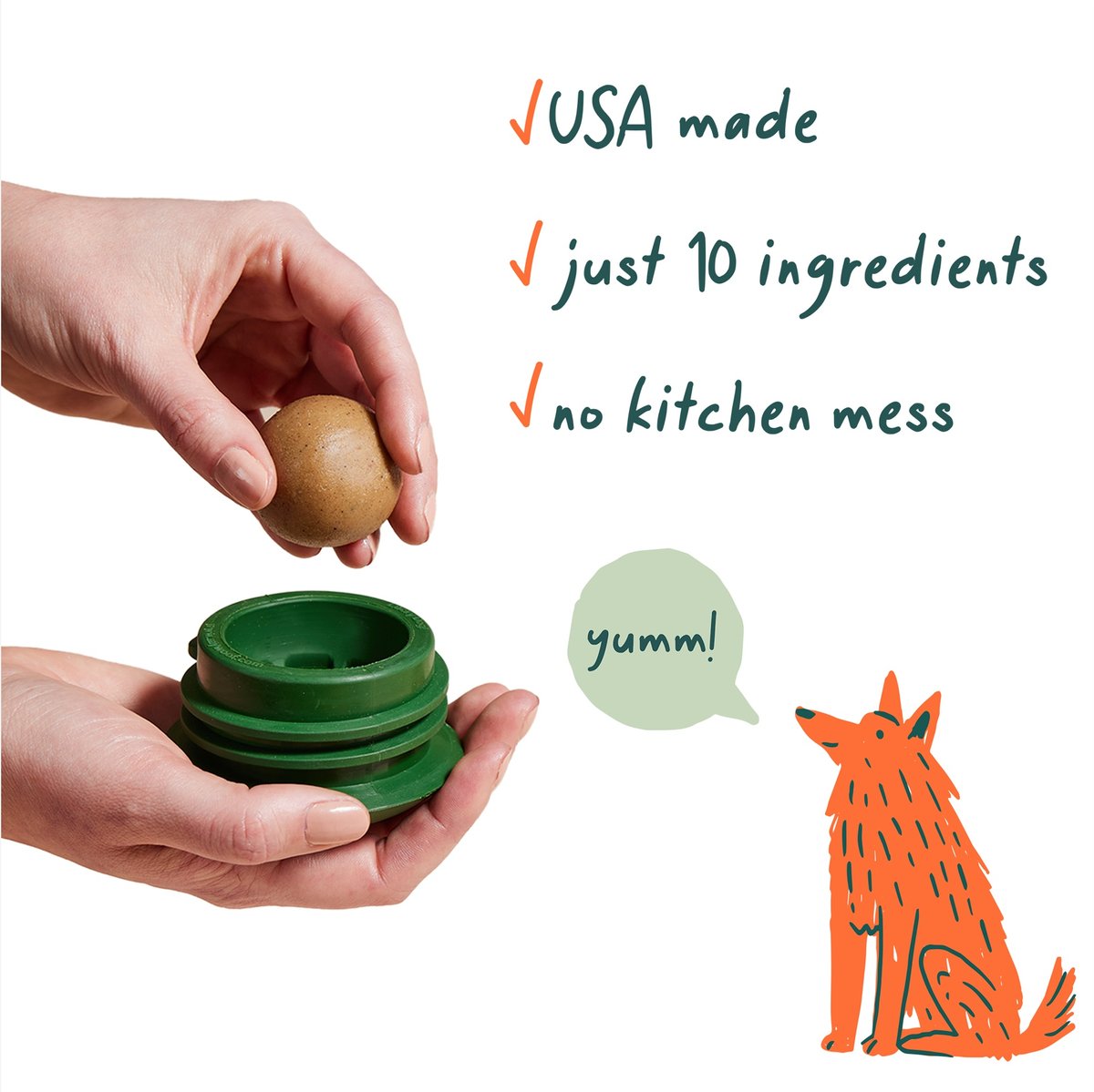 Woof Pupsicle Pops Refills Beef Grain-Free Lickable Dog Treats