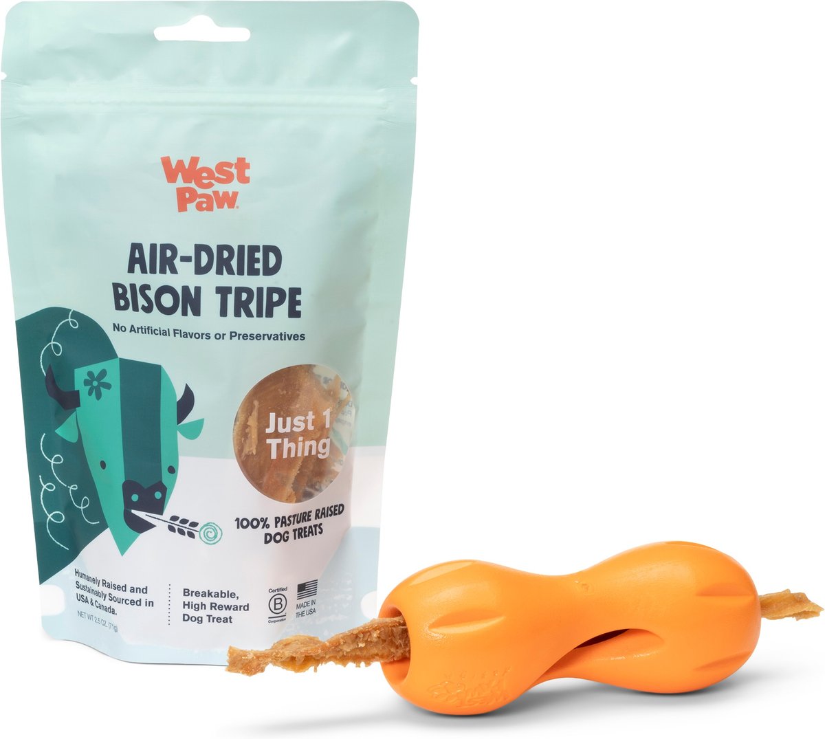 West Paw Bison Tripe Air-Dried Dog Treats