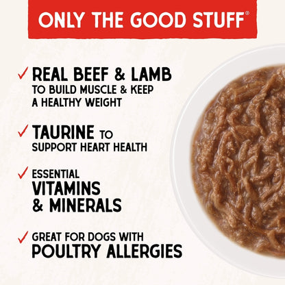 Stella & Chewy's Stella's Shredrs Adult Grain-Free Grass Fed Beef & Lamb Recipe in Broth