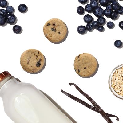 The Honest Kitchen Human Grade Goat's Milk N' Cookies Slow Baked with Blueberries & Vanilla Dog Treats, 8-oz bag
