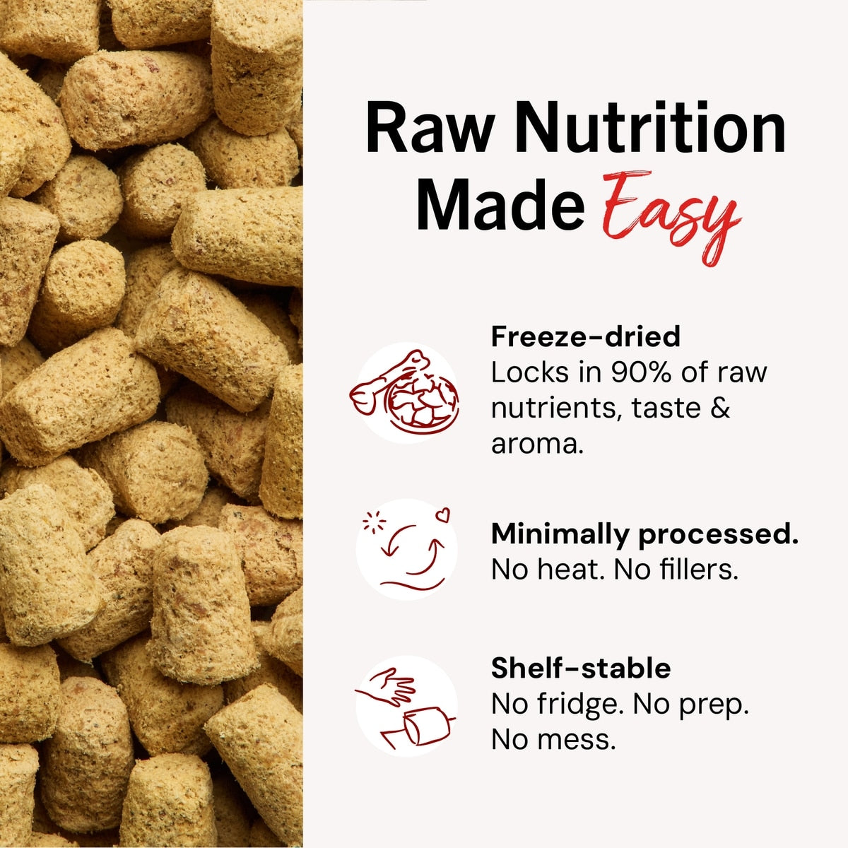 Stella & Chewy's Tantalizing Turkey Meal Mixers Freeze-Dried Raw Dog Food Topper