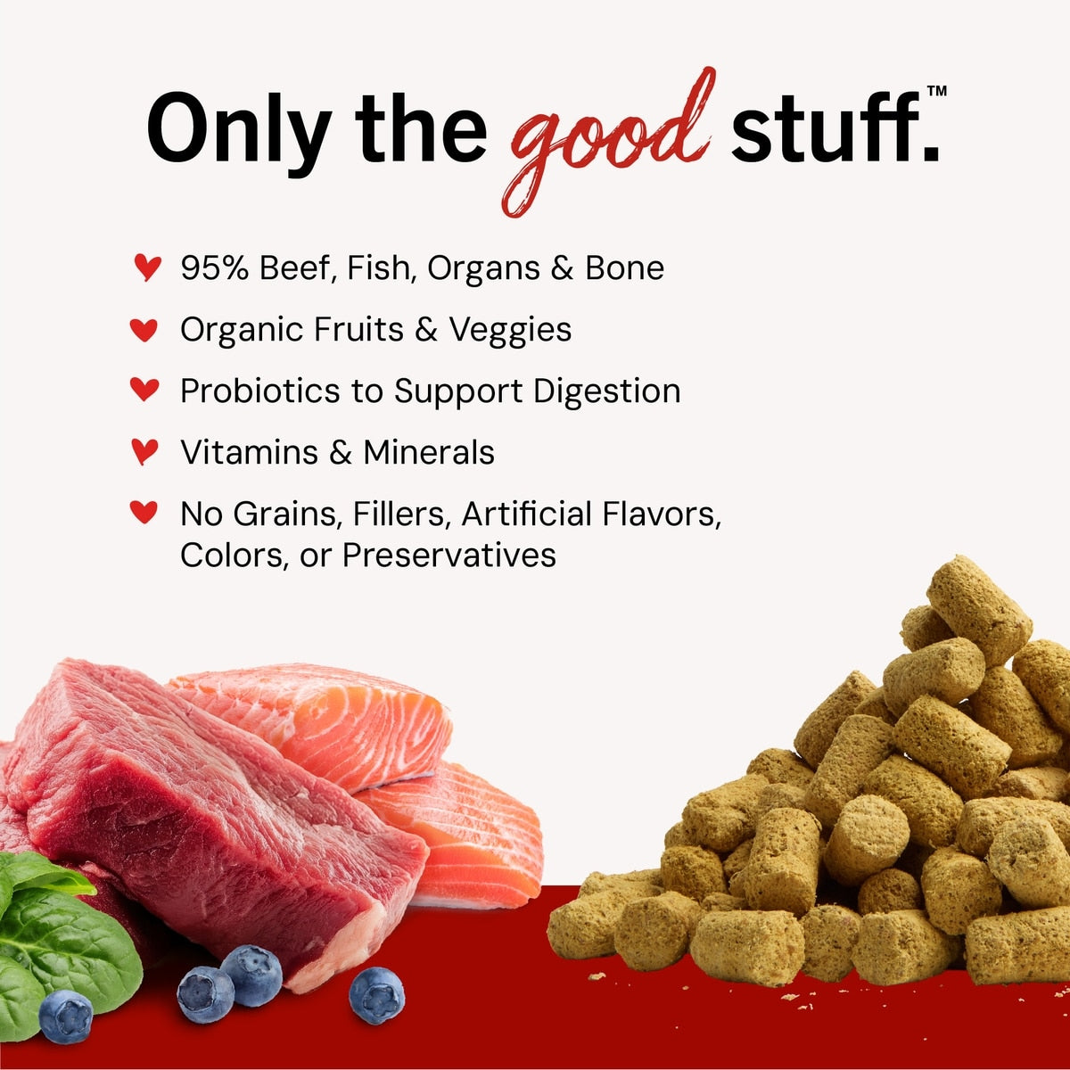 Stella & Chewy's Freeze-Dried Raw Meal Mixers Grain-Free Protein Rich Beef & Salmon Recipe Dog Food