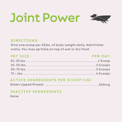 Super Snouts Joint Power Powder Joint Supplement for Dogs & Cats