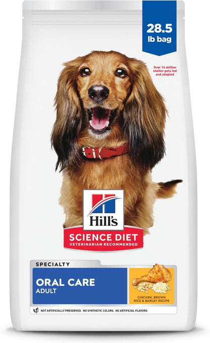 Hill's Science Diet Adult Oral Care Chicken, Rice & Barley Recipe Dry Dog Food