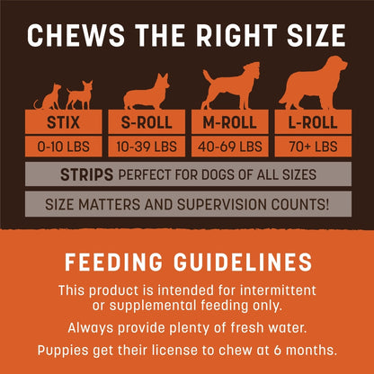Earth Animal No-Hide From the Grill Stix Long Lasting Natural Rawhide Free Grilled Cheese Vegetarian Flavor Dog & Cat Chew Treat Sticks