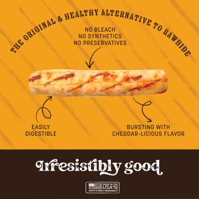 Earth Animal No-Hide Dog Grilled Cheese Roll Treat, Medium