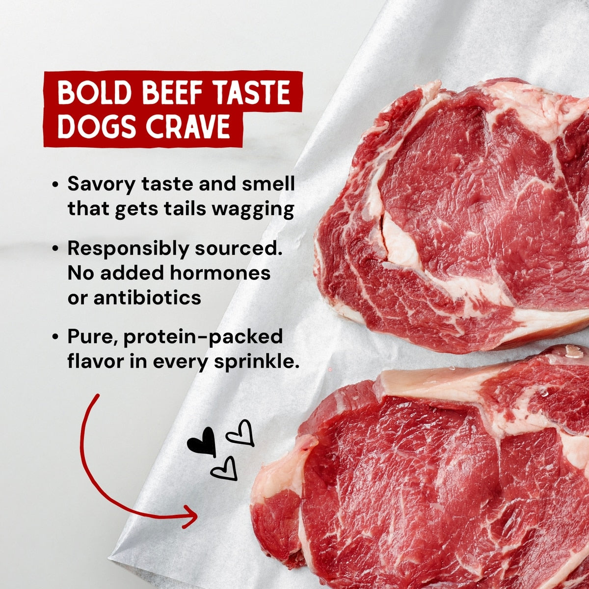 Stella & Chewy's Marie's Magical Dinner Freeze-Dried Raw Dust Grass-Fed Beef Dog Food Topper