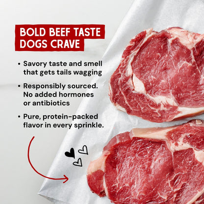 Stella & Chewy's Marie's Magical Dinner Freeze-Dried Raw Dust Grass-Fed Beef Dog Food Topper