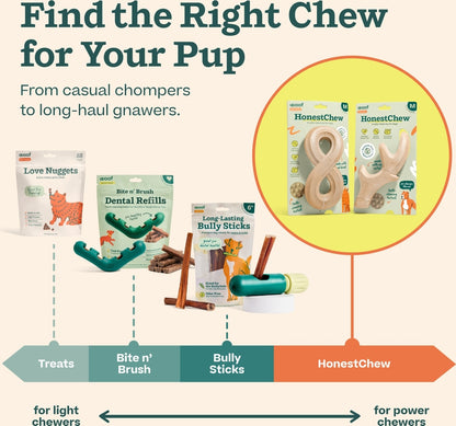 Woof HonestChew Infinity Hard Density All-Natural Food Grade Dog Chew Toy
