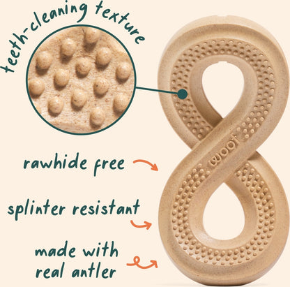 Woof HonestChew Infinity Hard Density All-Natural Food Grade Dog Chew Toy