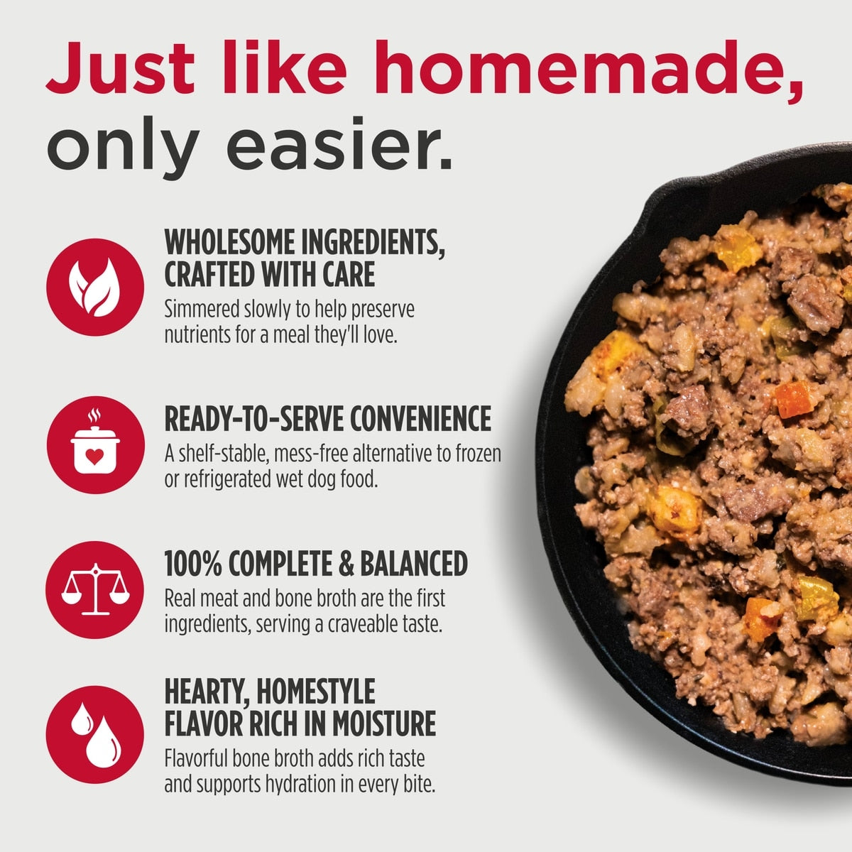 Nulo Gently Cooked Meals Variety Pack Human-Grade Wet Dog Food, Case of 5