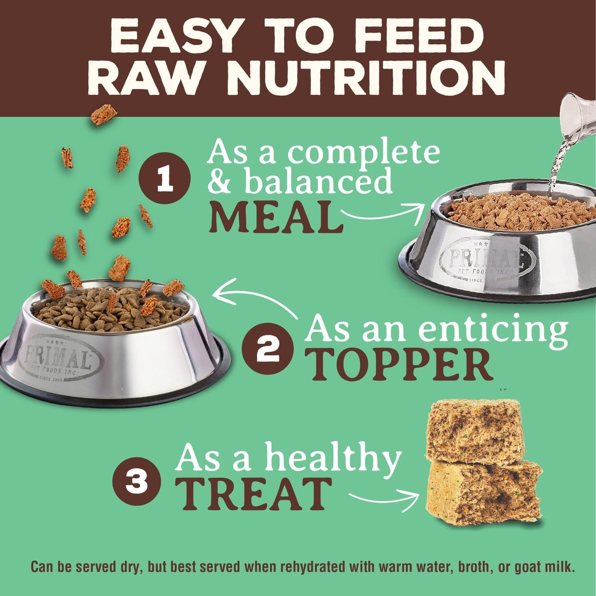 Primal Chicken Formula Nuggets Raw Freeze-Dried Dog Food