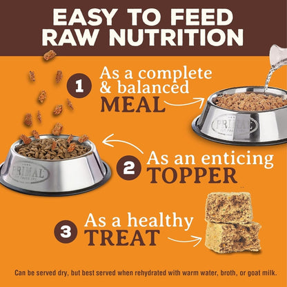 Primal Beef Formula Nuggets Raw Freeze-Dried Dog Food
