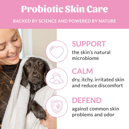Skout's Honor Happy Puppy Probiotic Cat & Dog Shampoo & Conditioner, 16-fl oz bottle