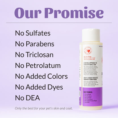 Skout's Honor Probiotic Lavender Pet Shampoo & Conditioner, 16-fl oz bottle