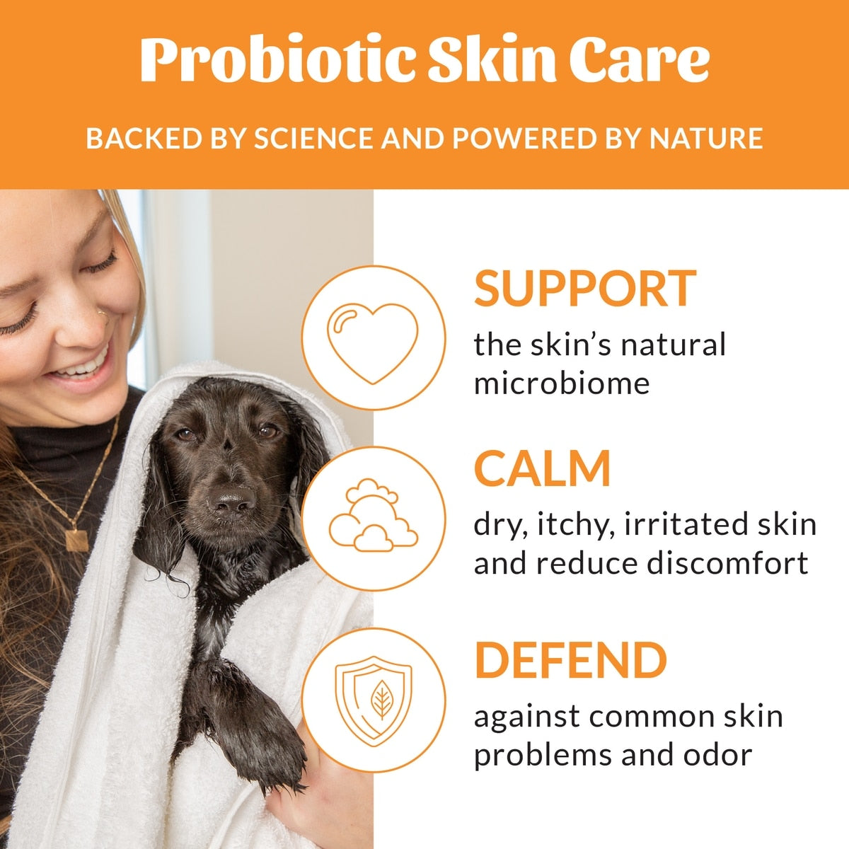 Skout's Honor Probiotic Honeysuckle Pet Shampoo & Conditioner, 16-fl oz bottle