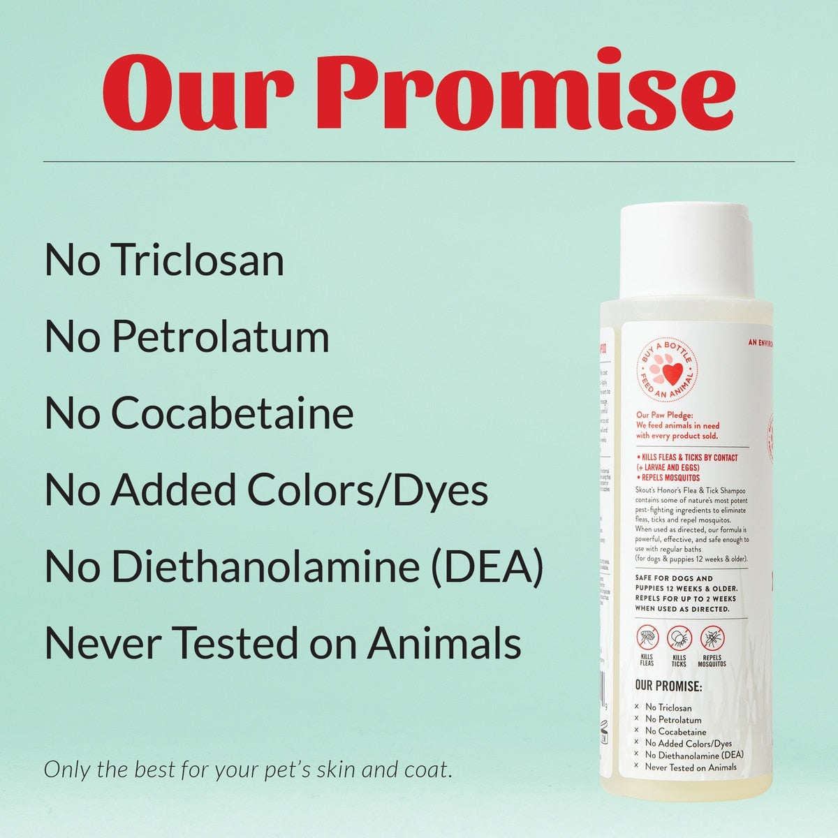 Skout's Honor Flea & Tick Dog Shampoo, 16-fl oz bottle