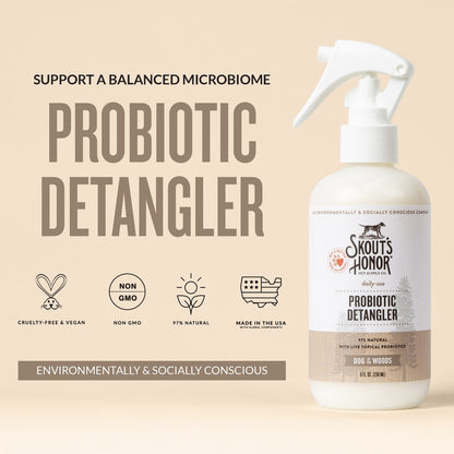 Skout's Honor Probiotic Dog of the Woods Dog Detangler, 8-fl oz spray