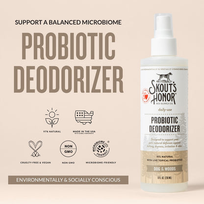 Skout's Honor Dog of the Woods Probiotic Dog Deodorizer, 8 fl. oz.