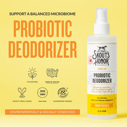 Skout's Honor Probiotic Honeysuckle Daily Use Pet Deodorizer, 8 fl. oz.