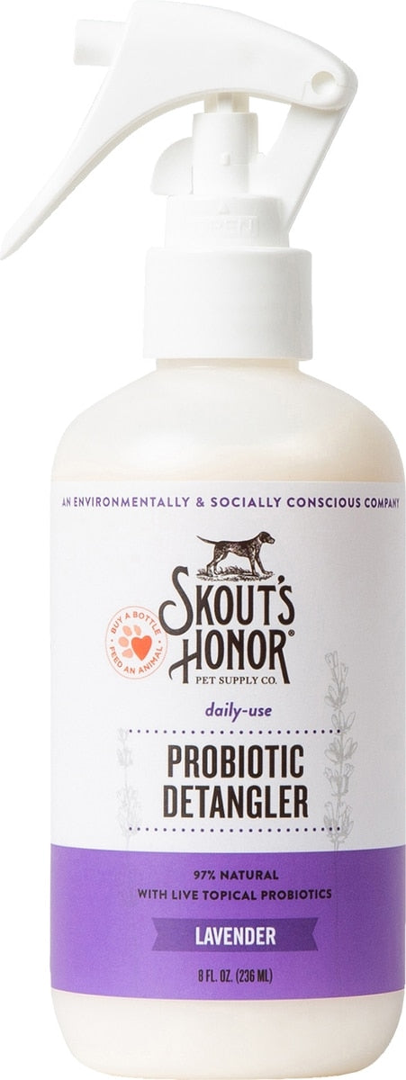 Skout's Honor Probiotic Lavender Dog Detangler, 8-fl oz spray