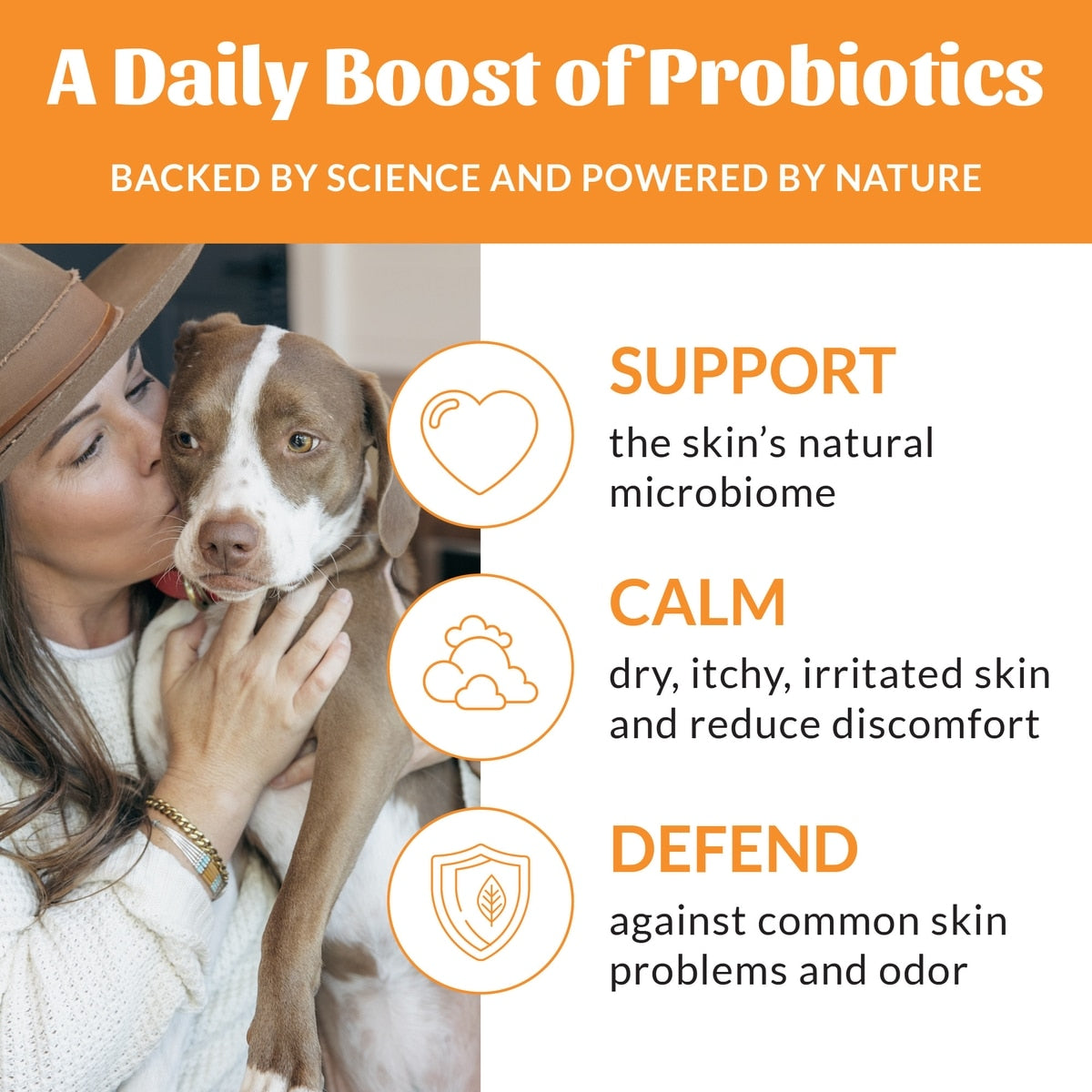 Skout's Honor Probiotic Honeysuckle Daily Use Pet Deodorizer, 8 fl. oz.