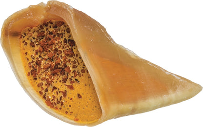 Redbarn Cheese n' Bacon Filled Cow Hooves Dog Treats, 4-in chew