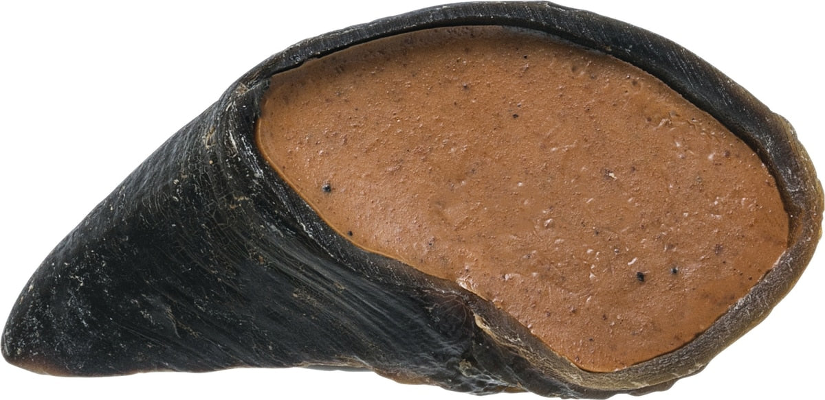 Redbarn Peanut Butter Filled Cow Hooves Dog Treats, 4-in chew