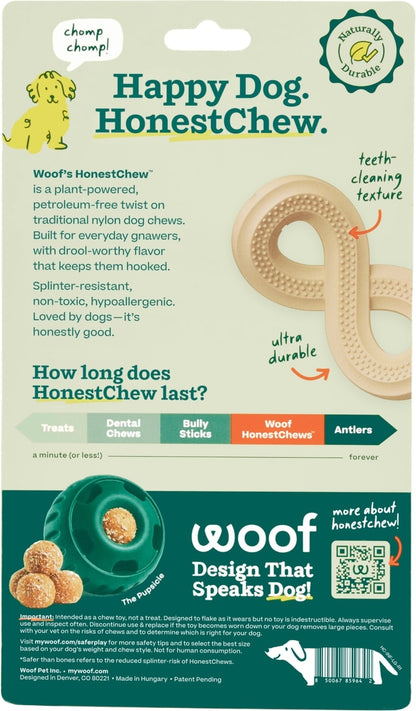 Woof HonestChew Infinity Hard Density All-Natural Food Grade Dog Chew Toy