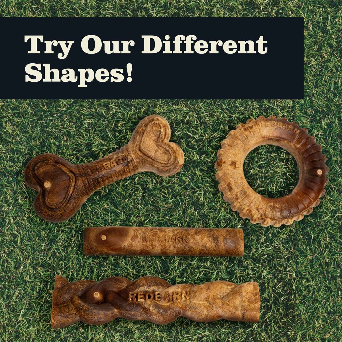 Redbarn Dur-A-Bulls Sticks Hickory Flavor Dog Chew Treats, Medium
