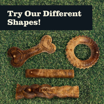 Redbarn Dur-A-Bulls Sticks Hickory Flavor Dog Chew Treats, Medium