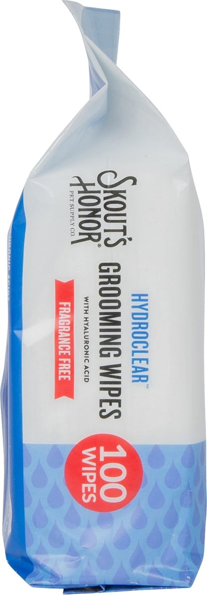 Skout's Honor HydroClear Dog & Cat Grooming Wipes, Fragrance-Free