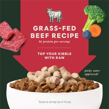 Instinct RawBoost Mixers Beef Recipe Grain-Free Freeze-Dried Dog Food Topper