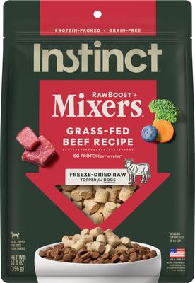 Instinct RawBoost Mixers Beef Recipe Grain-Free Freeze-Dried Dog Food Topper
