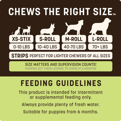 Earth Animal Chicken No-Hide Dog Chew Strip